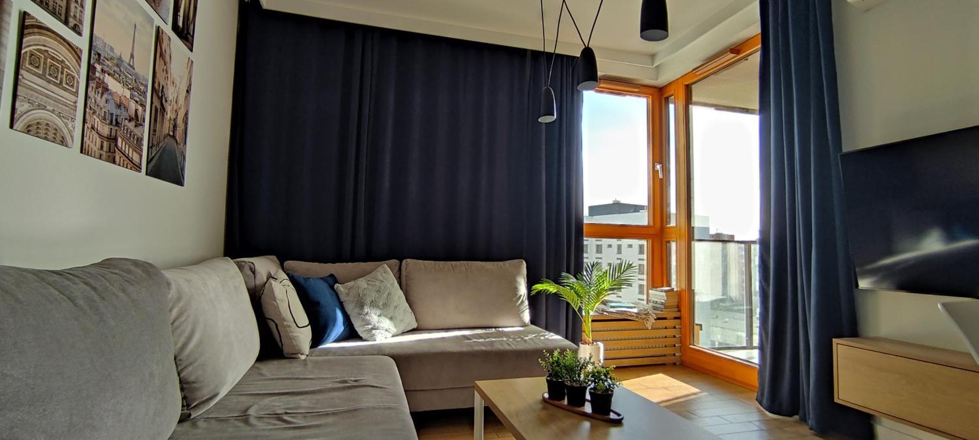 Wola Blue Modern Apartment Warsaw Luaran gambar