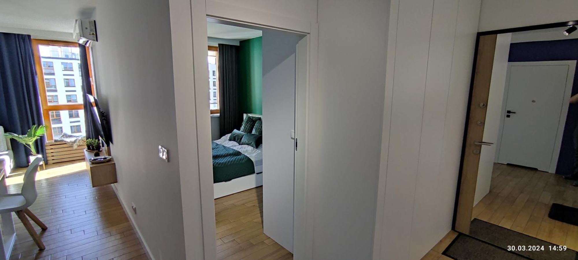 Wola Blue Modern Apartment Warsaw Luaran gambar